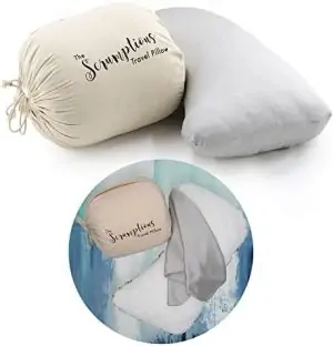 Honeydew Scrumptious Travel Pillow – Made in USA with Cooling Copper Gel Fill – CertiPUR Certified – Adjustable Travel Companion for Airplane & Traveling - Ergonomic Neck & Shoulder Support