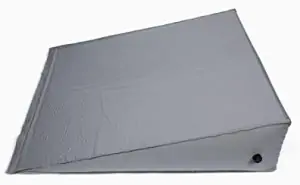 Self-Inflating Bed Wedge Pillow | Lightweight for Travel | Wedge Pillow for Sleeping and Acid Reflux, Heartburn, and GERD Pillow