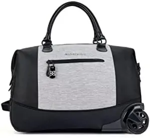 Sherpani Trip, 2 Wheeled Rolling Duffel Bag, Travel Duffel Bags, Duffle Bag, Carry On Luggage for Women (Sterling)